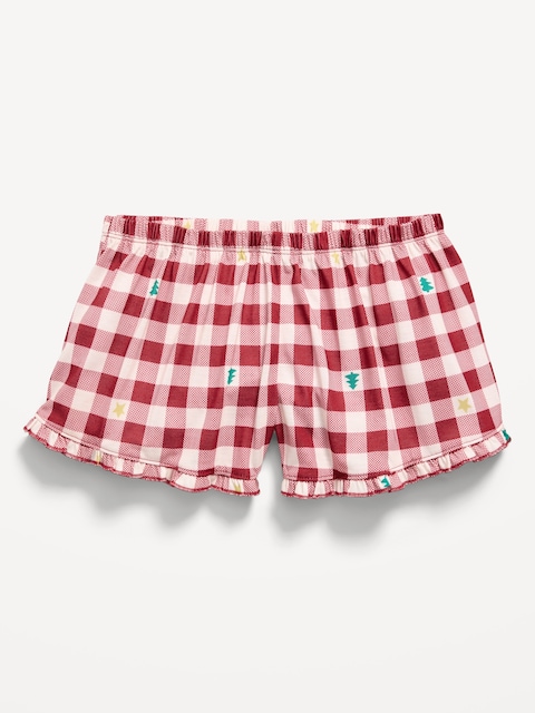 Ruffled Pajama Shorts for Girls