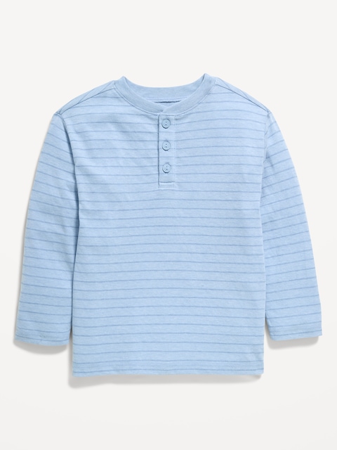 Long-Sleeve Henley T-Shirt for Toddler Boys