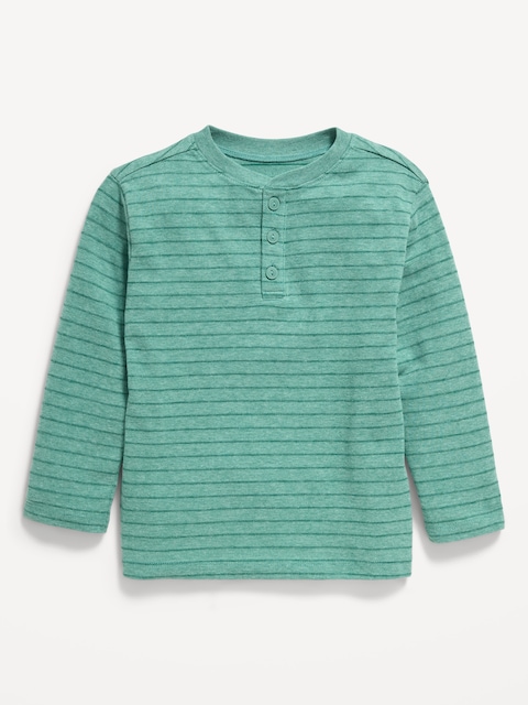 Long-Sleeve Henley T-Shirt for Toddler Boys