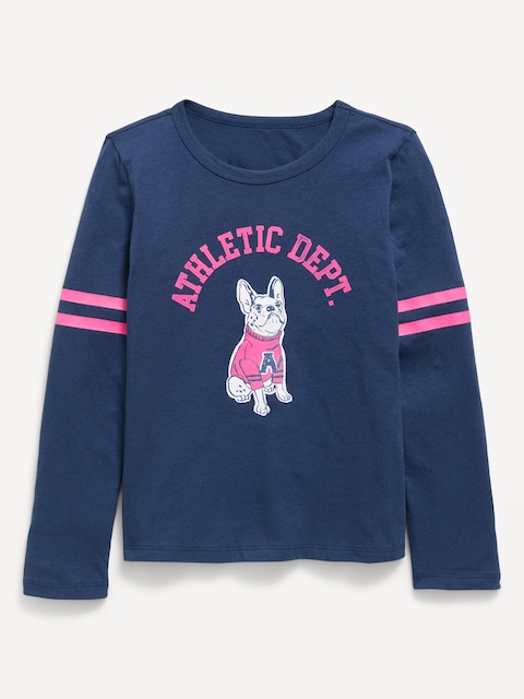 T-SHIRT À MANCHES LONGUES ET À IMPRIMÉ POUR FILLE