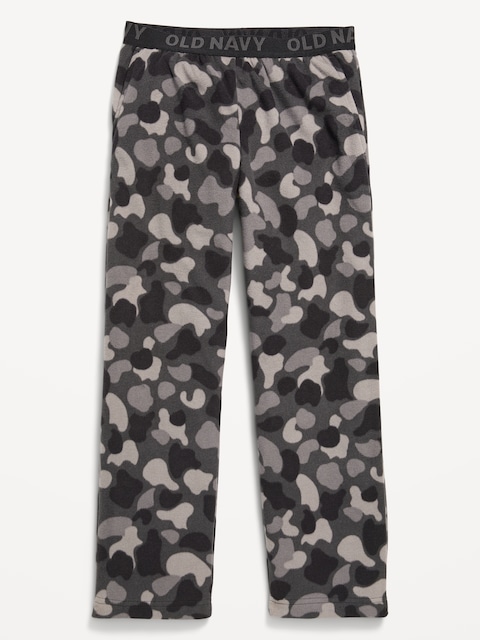 Gender-Neutral Microfleece Pajama Pants for Kids