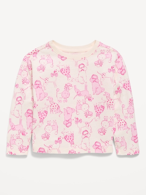 T-SHIRT À MANCHES LONGUES POUR TOUTE-PETITE