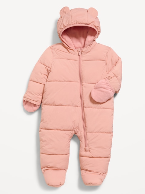 Water-Resistant Unisex Frost Free Puffer Snowsuit for Baby