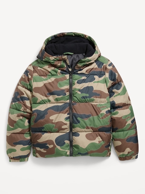 Water-Resistant Puffer Jacket for Boys