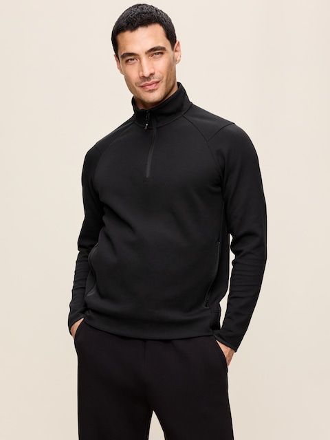 Bounce Fleece Oversized Half-Zip Pullover Sweatshirt