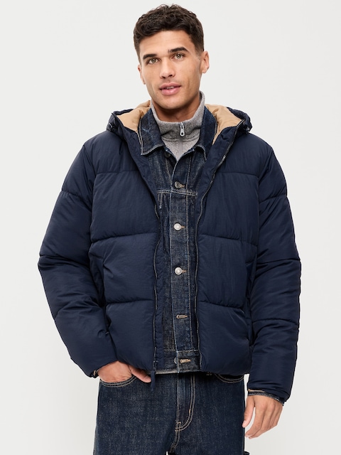 Water-Resistant Puffer Jacket