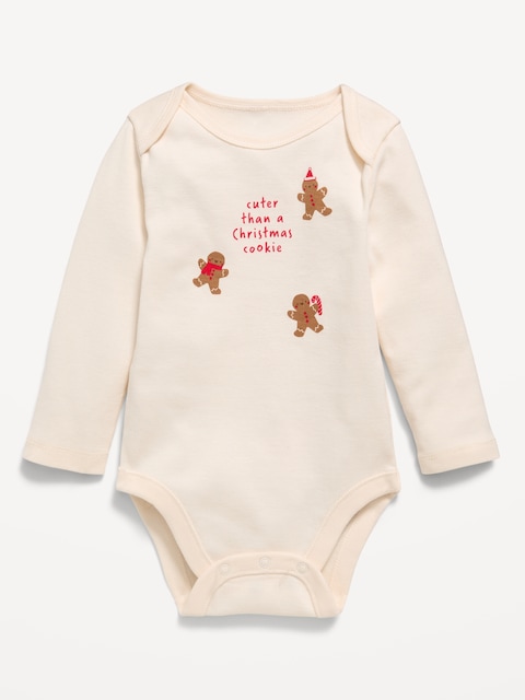 Long-Sleeve Graphic Bodysuit for Baby