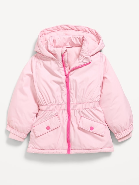 Water-Resistant Snow Jacket for Toddler Girls