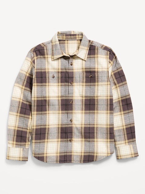 CHEMISE EN FLANELLE À MANCHES LONGUES POUR GARÇON