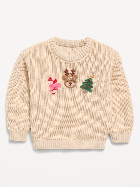 Long-Sleeve Graphic Sweater for Baby