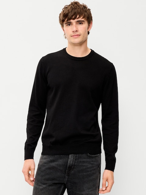 Washed Crew-Neck Sweater