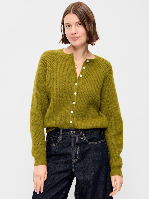 Cozy Crew-Neck Cardigan