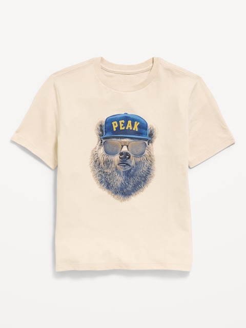 T-SHIRT À MANCHES COURTES À IMPRIMÉ POUR GARÇON
