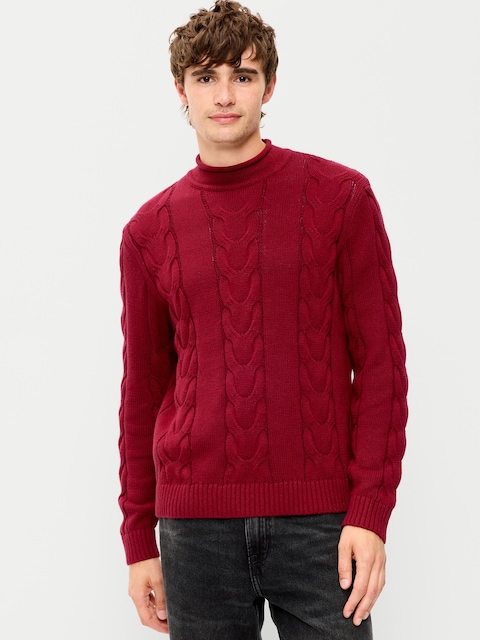Loose Cable-Knit Sweater