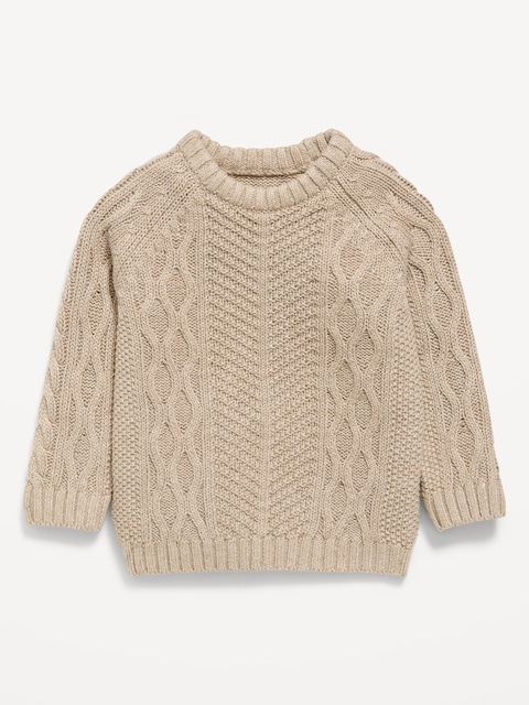 CHANDAIL EN TRICOT TORSADÉ UNISEXE POUR BÉBÉ