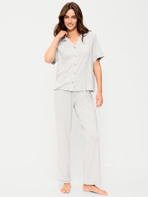 Sunday Sleep Knit Jersey Pant Set