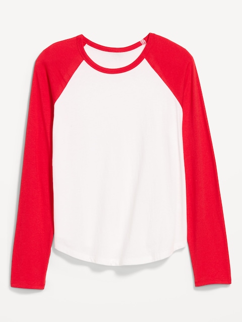EveryWear Long-Sleeve Raglan Baseball T-Shirt