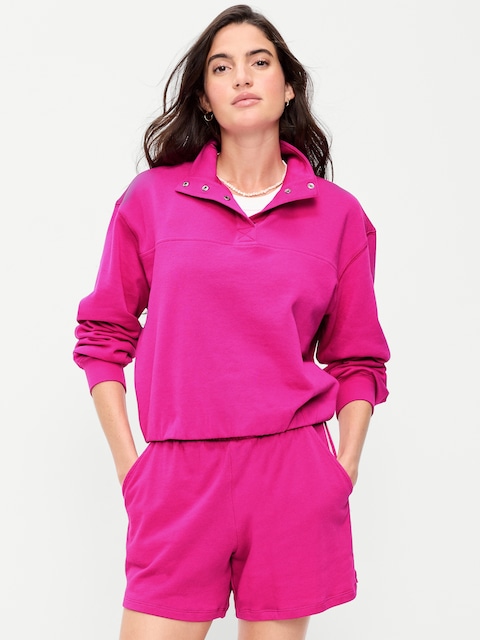 SoComfy Funnel-Neck Sweatshirt