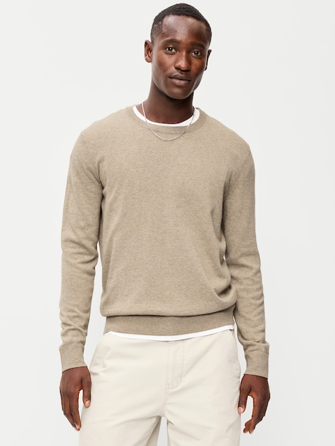 Washed Crew-Neck Sweater