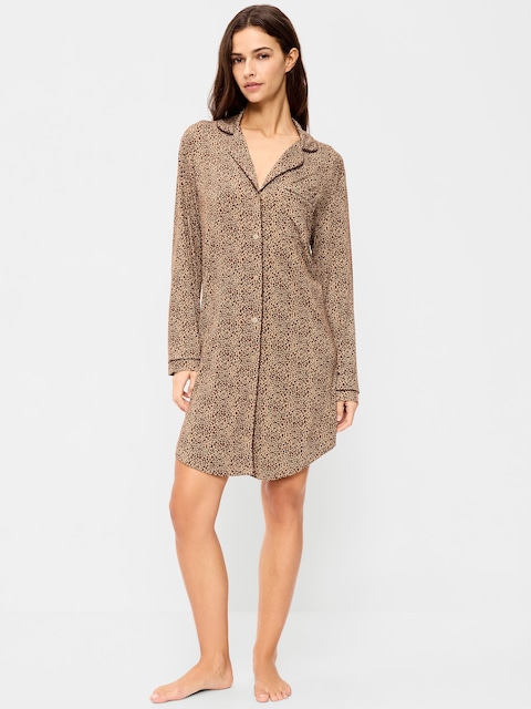 Knit Jersey Sleep Dress