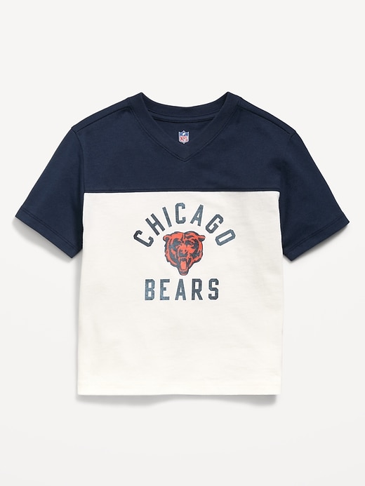 Chicago Bears Oversized Graphic Football T-Shirt for Toddler Boys