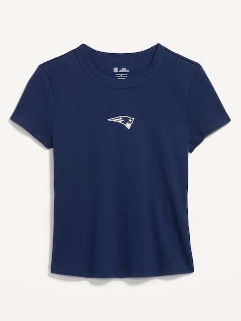 New England Patriots Snug Crop T-Shirt for Women