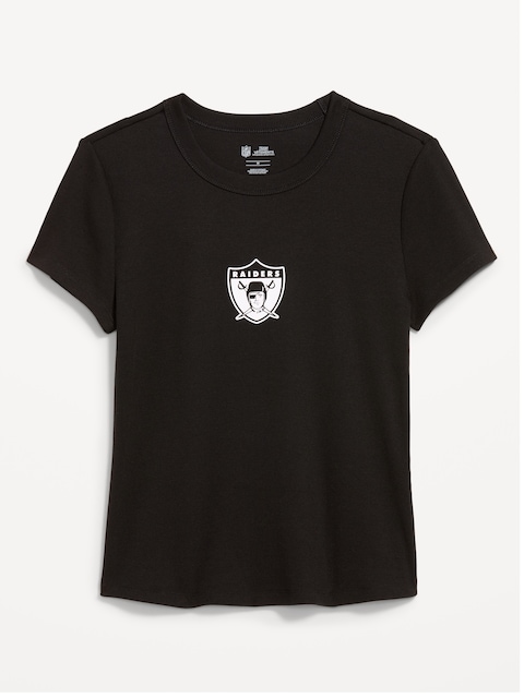 Las Vegas Raiders Snug Crop T-Shirt for Women