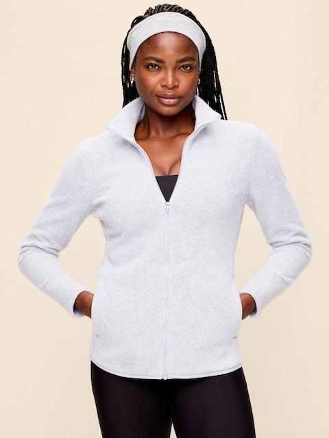 Fitted Performance Fleece Full Zip Jacket