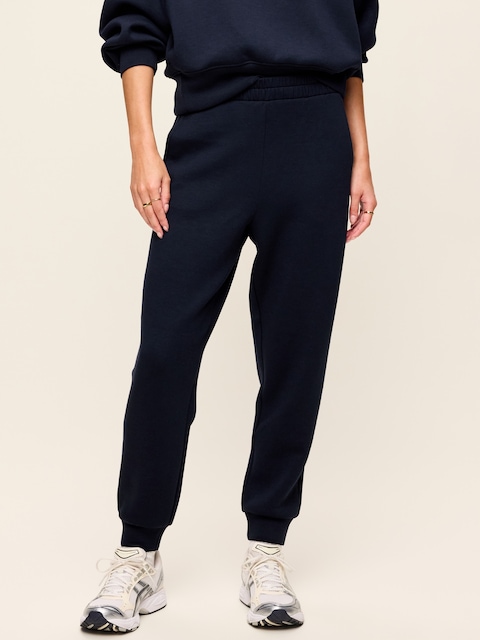 High-Waisted Bounce Fleece Jogger Sweatpants