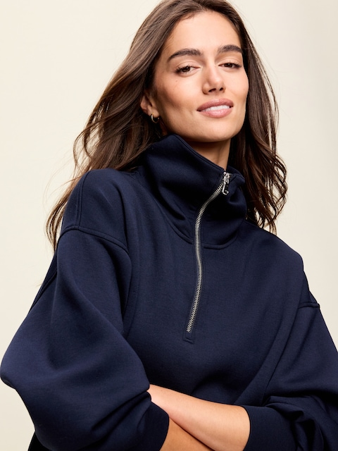 Bounce Fleece Half-Zip Pullover Sweatshirt