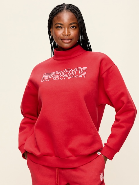 Baseline Fleece Mock-Neck Sweater