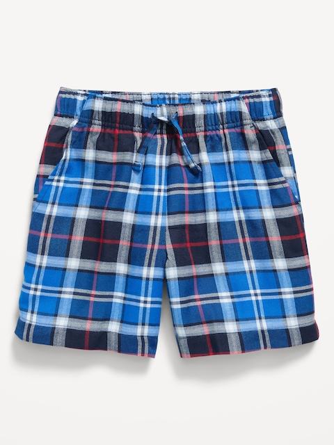 SHORT DE PYJAMA EN FLANELLE À CARREAUX POUR GARÇON