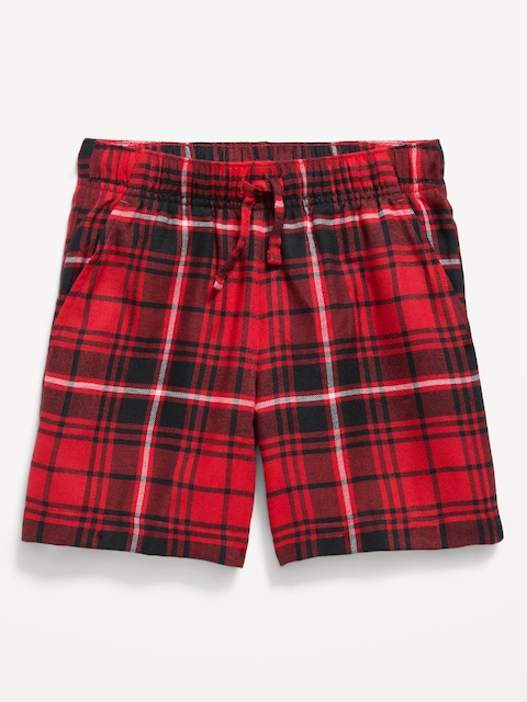 SHORT DE PYJAMA EN FLANELLE À CARREAUX POUR GARÇON