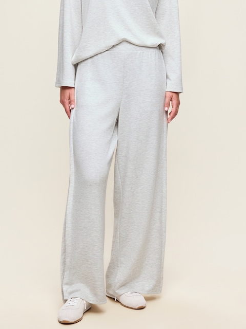 High-Waisted Bounce Lite Drapey Wide-Leg Pleated Pants