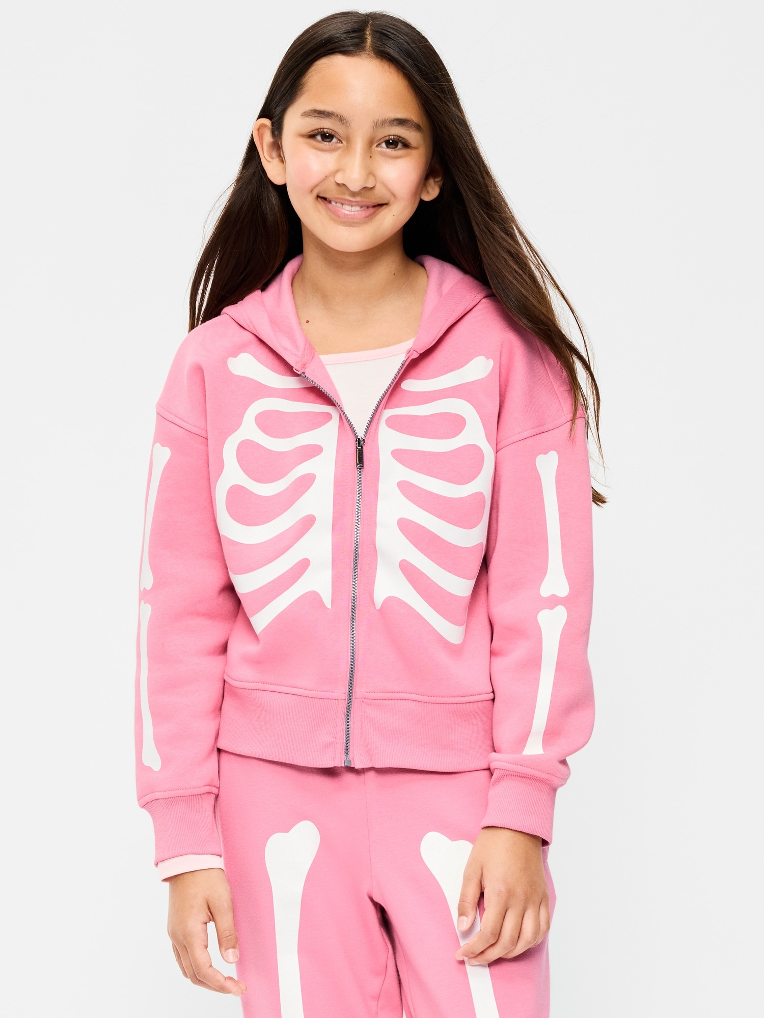 Fleece Full-Zip Hoodie for Girls