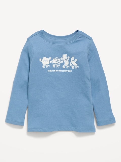 T-SHIRT À MANCHES LONGUES À IMPRIMÉ POUR TOUTE-PETITE