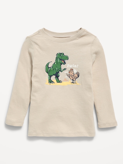 T-SHIRT À MANCHES LONGUES À IMPRIMÉ POUR TOUTE-PETITE