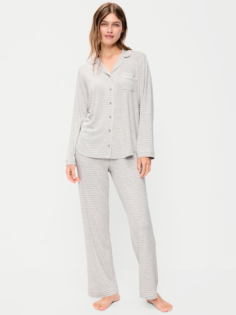 ENSEMBLE PANTALON EN TRICOT DE JERSEY GRASSE MATINÉE