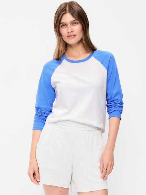 EveryWear Long-Sleeve Raglan Baseball T-Shirt