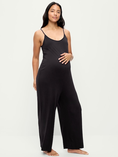 Maternity Sunday Sleep Knit Jersey Jumpsuit