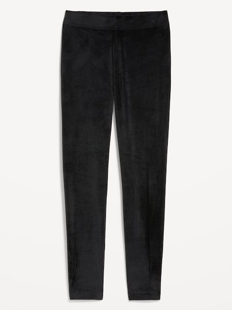LEGGING EN VELOURS À TAILLE HAUTE POUR FEMME