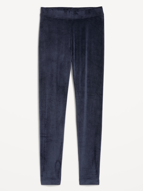 LEGGING EN VELOURS À TAILLE HAUTE POUR FEMME