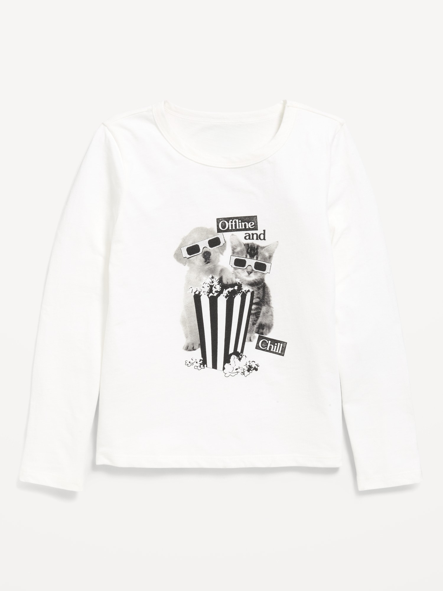 Long-Sleeve Graphic T-Shirt for Girls