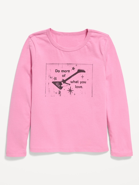 T-SHIRT À MANCHES LONGUES ET À IMPRIMÉ POUR FILLE