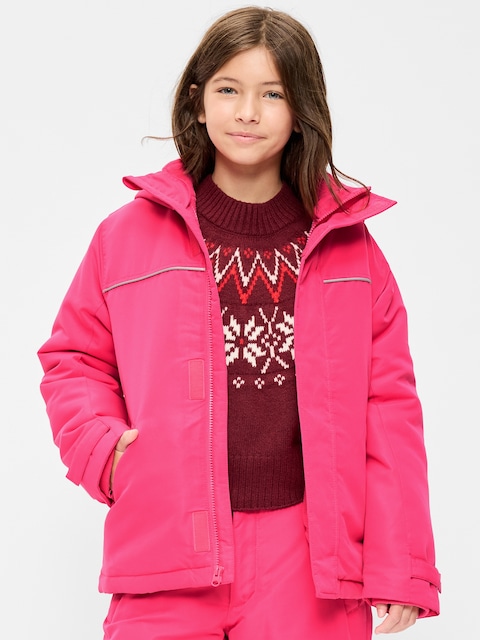 Water-Resistant 2-In-1 Snow Jacket for Girls