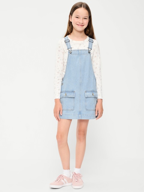 Denim Skirtall Dress for Girls