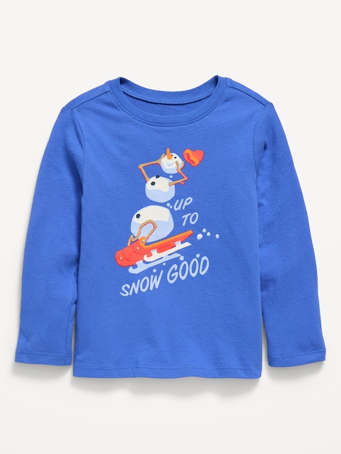 Long-Sleeve Graphic T-Shirt for Toddler Boys