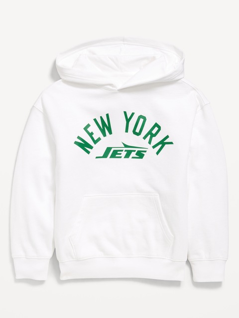 CHANDAIL À CAPUCHON SURDIMENSIONNÉ DES JETS DE NEW YORK POUR GARÇON