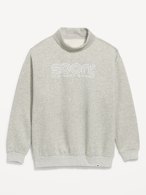 Baseline Fleece Mock-Neck Sweater