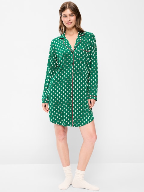 Knit Jersey Sleep Dress